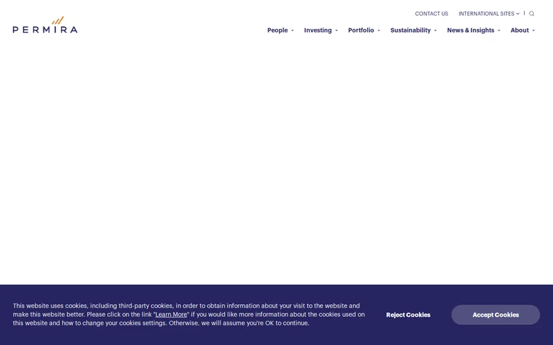 Permira Beteiligungsberatung GmbH website screenshot