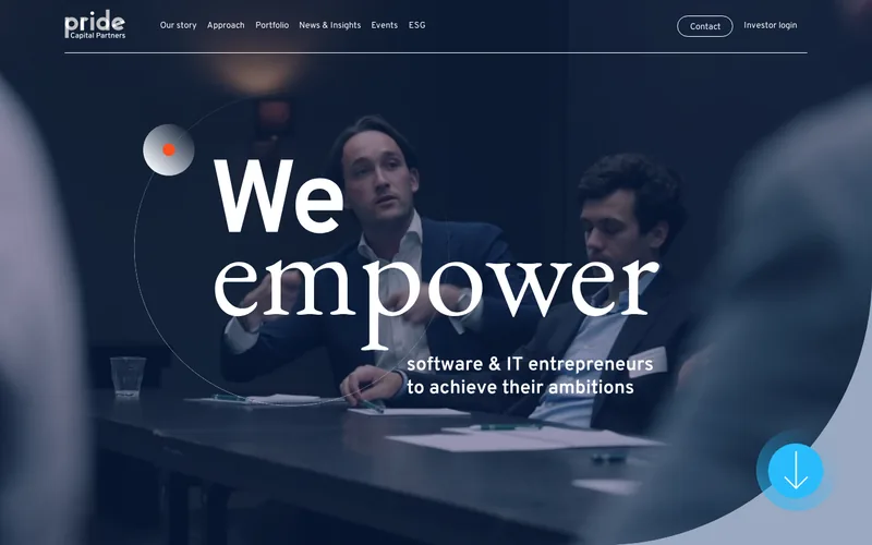 Pride Capital GmbH website screenshot