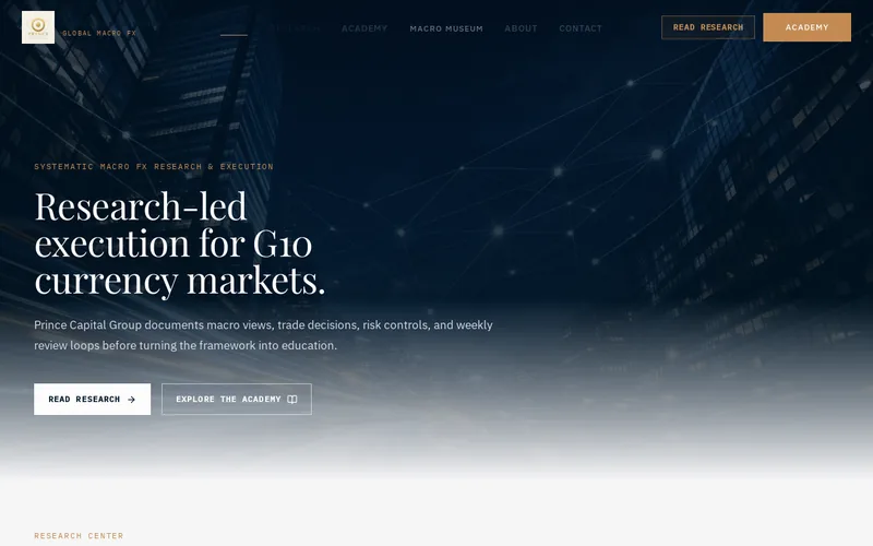 Prince Capital Partners GmbH website screenshot