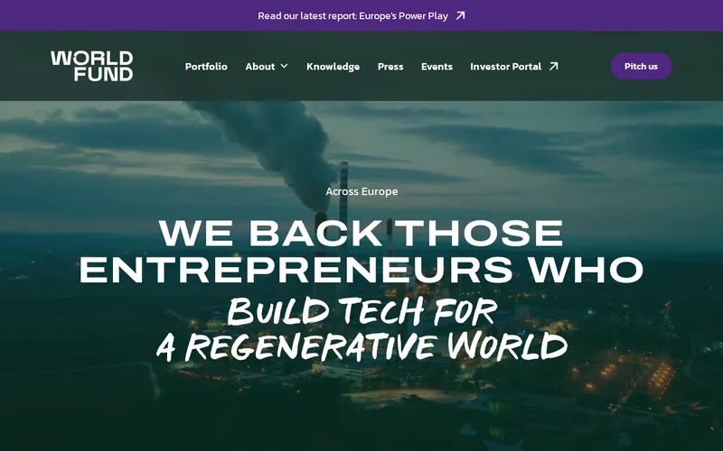 WF World Fund Management GmbH website screenshot