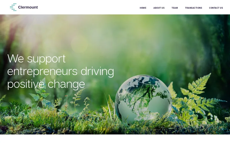 Clermount website preview