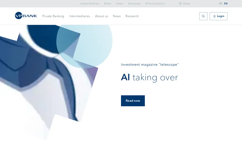 VP Fund Solutions (Liechtenstein) AG website screenshot
