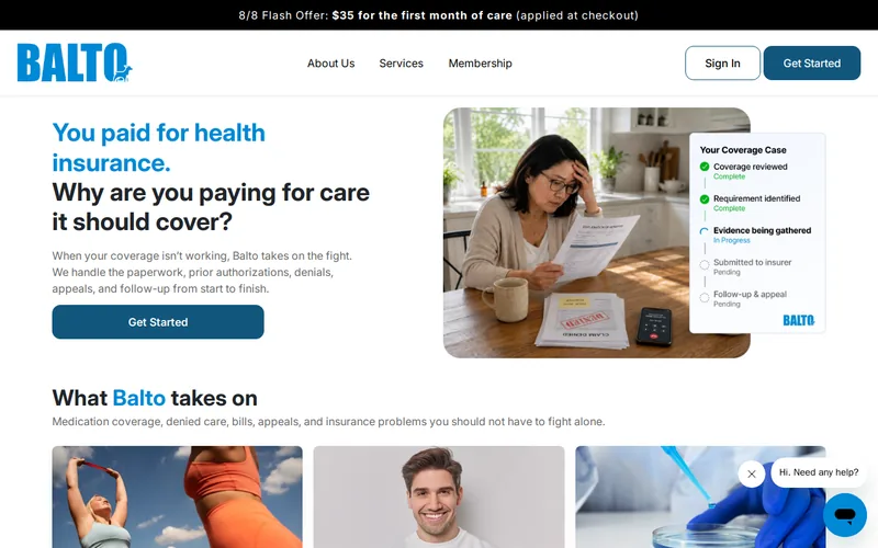 Balto Capital Partners website screenshot