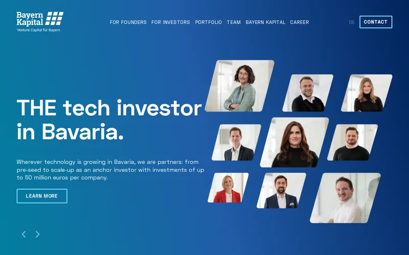 Bayern Kapital website screenshot