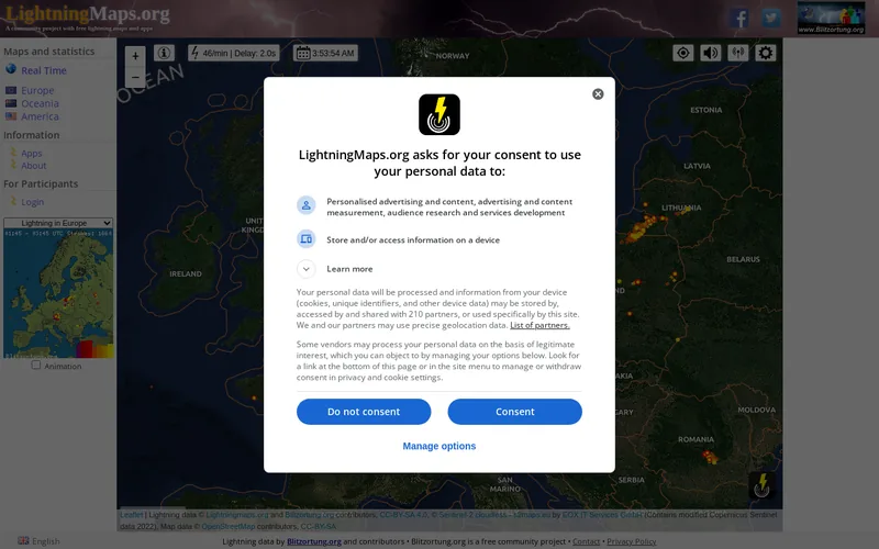 Ligh website screenshot