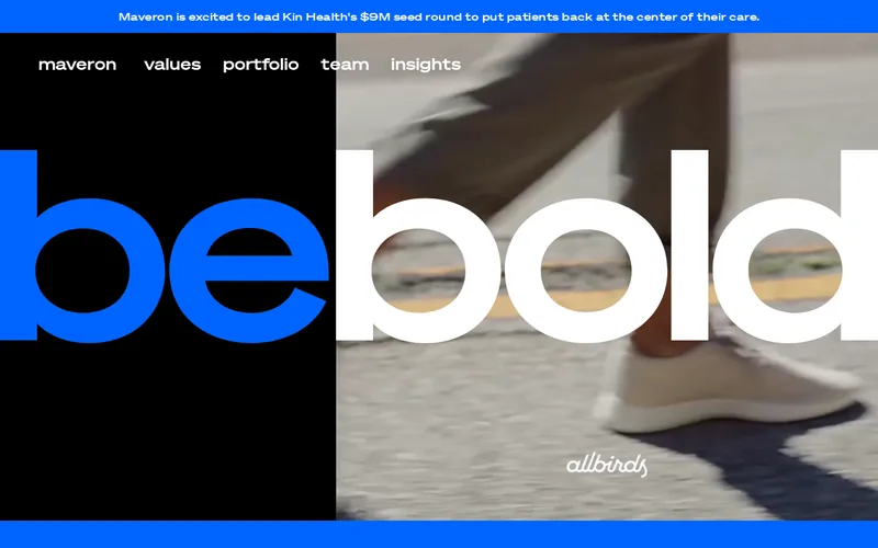 Maveron website screenshot