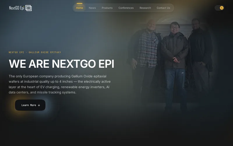 NextGO Epi website preview