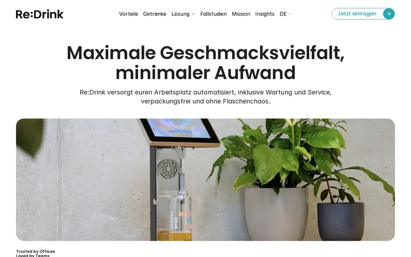 Redrink website preview