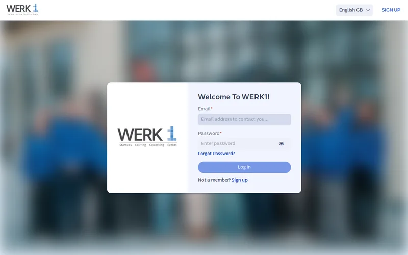 Werk1 website preview