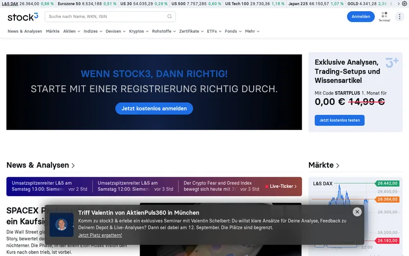 Website snapshot for Stock Spirits GmbH