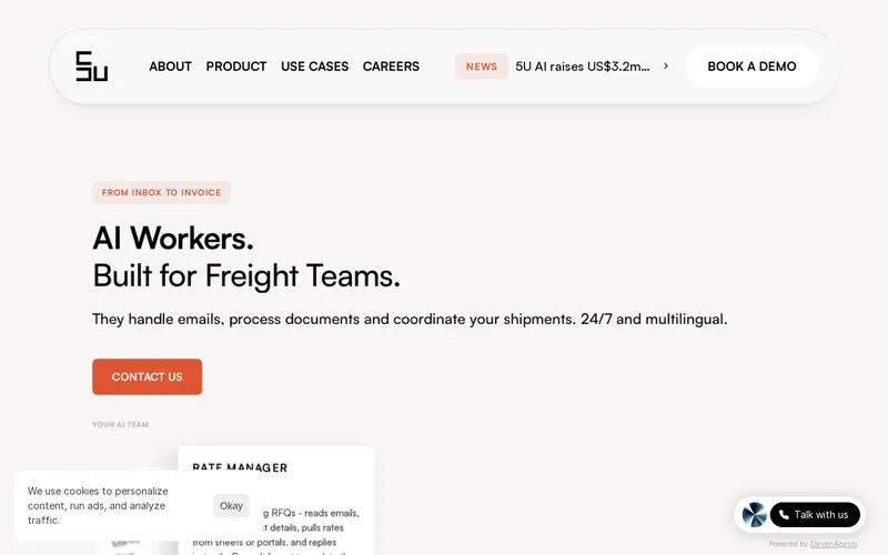 Website snapshot for 5U AI
