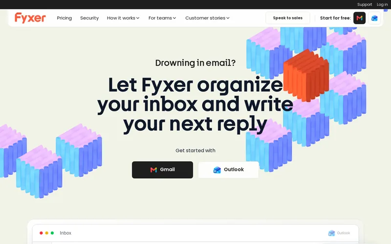 Website snapshot for Fyxer
