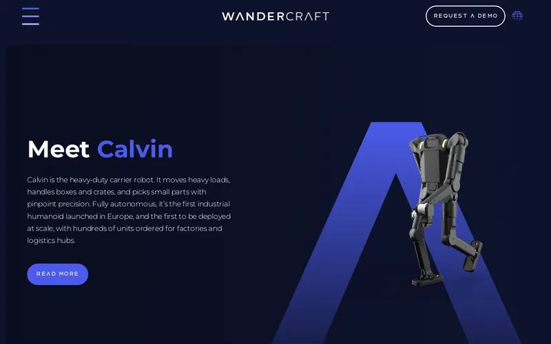 Website snapshot for Wandercraft