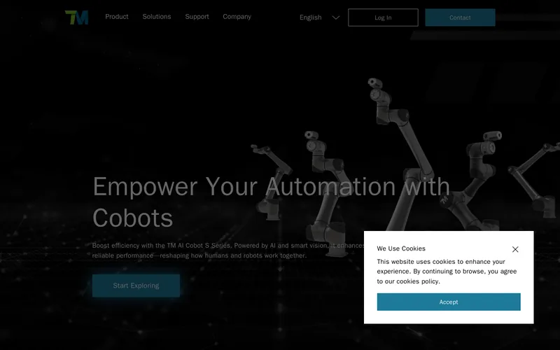 Website snapshot for TM Robot