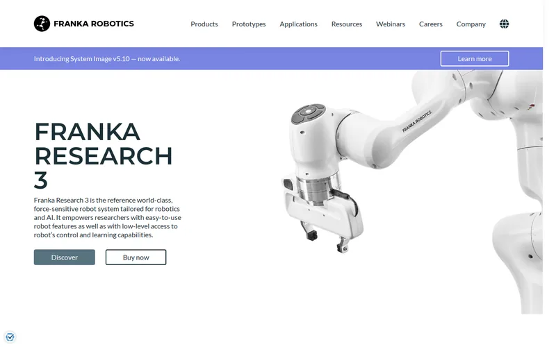 Website snapshot for Franka