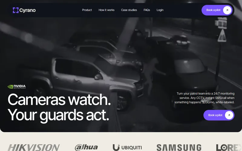 Website snapshot for Cyrano