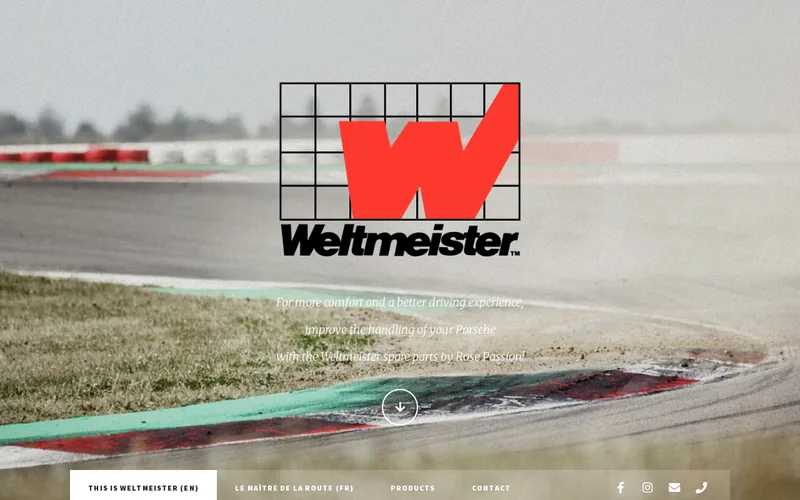 Website snapshot for Weltmeister