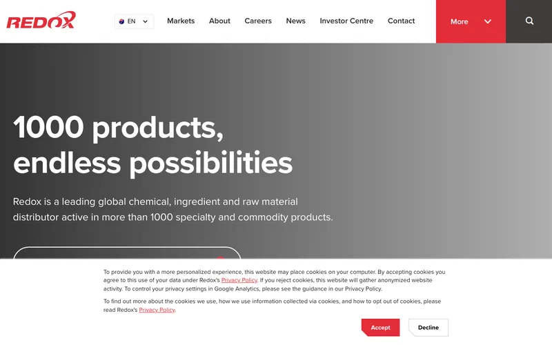 Website snapshot for Redox