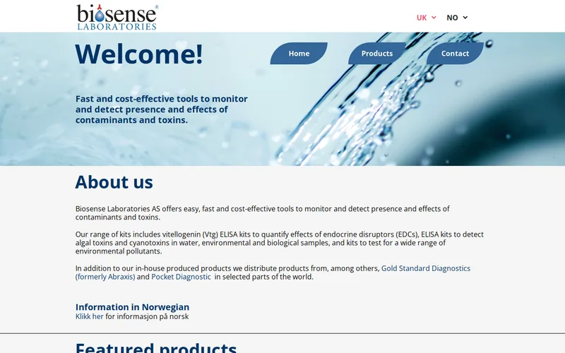 Website snapshot for Biosense
