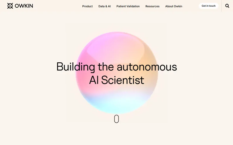 Website snapshot for Owkin
