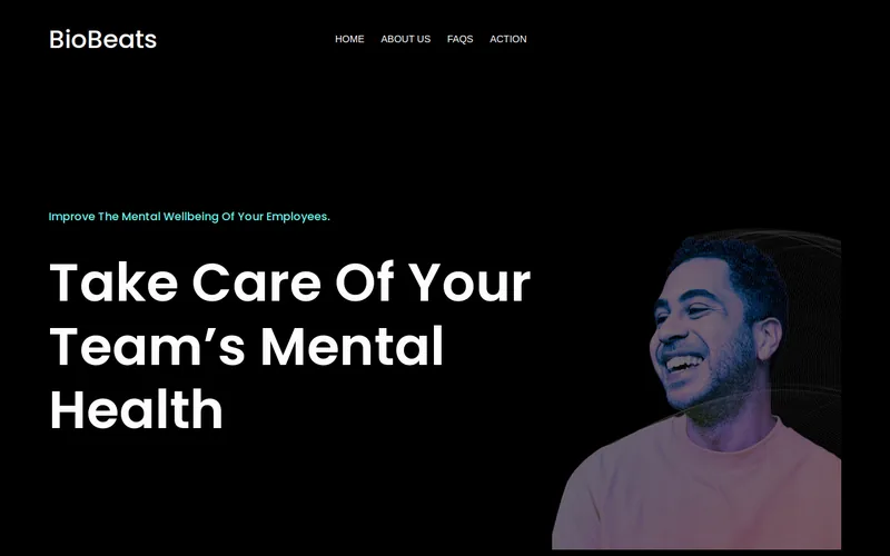 Website snapshot for BioBeats