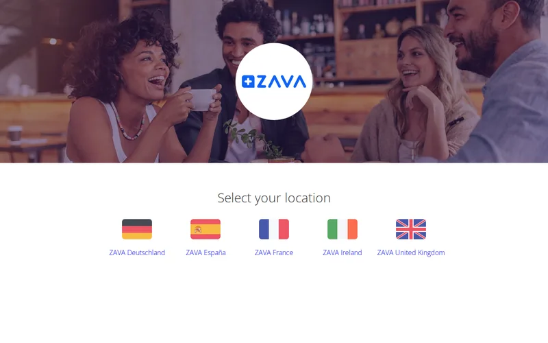 Website snapshot for Zavamed