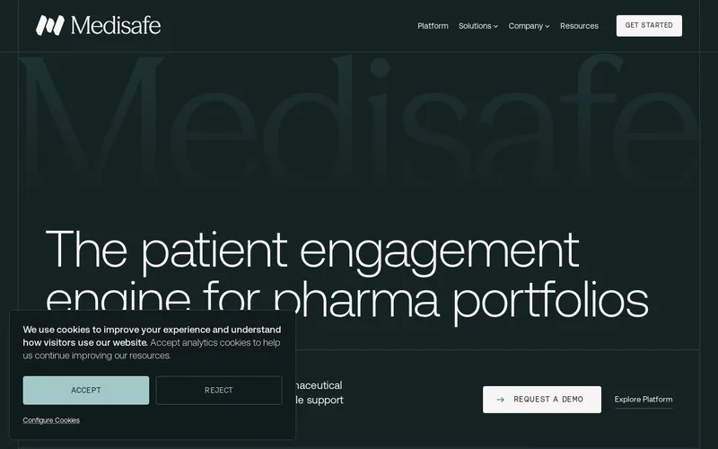 Website snapshot for Medisafe