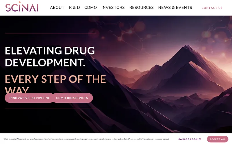 Website snapshot for Scinai