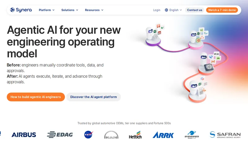 Website snapshot for Synera