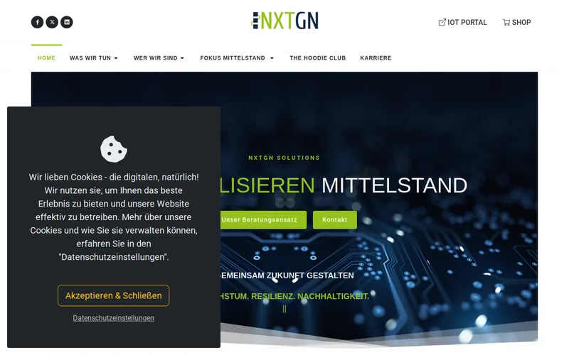 Website snapshot for NXTGN