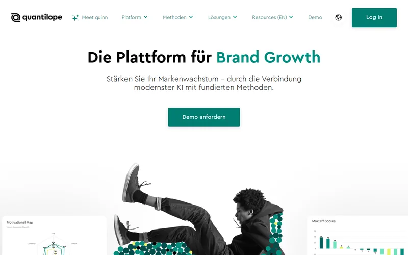 Website snapshot for quantilope