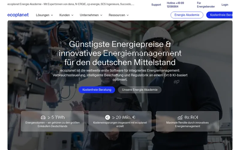 Website snapshot for EcoPlanet