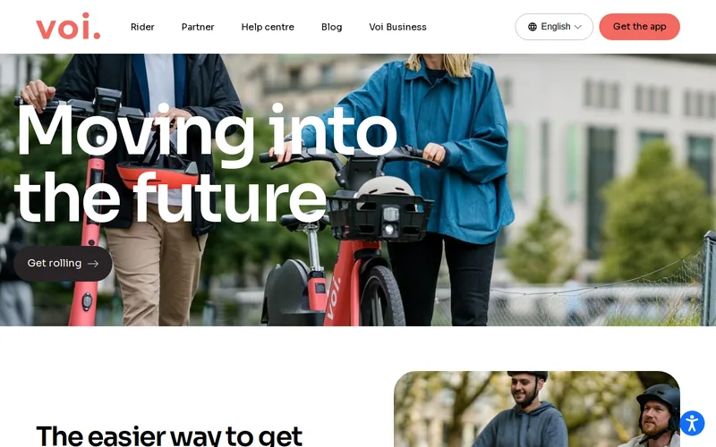 Website snapshot for Voi