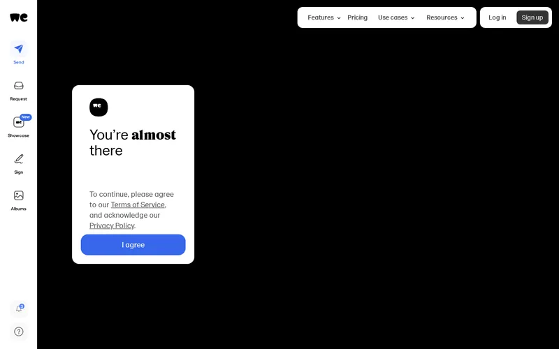 Website snapshot for WeTransfer B.V.