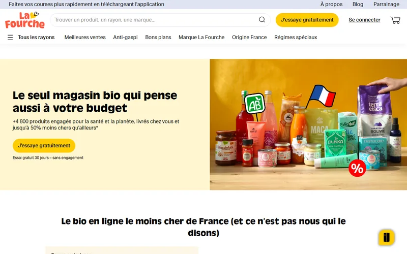 Website snapshot for La Fourche