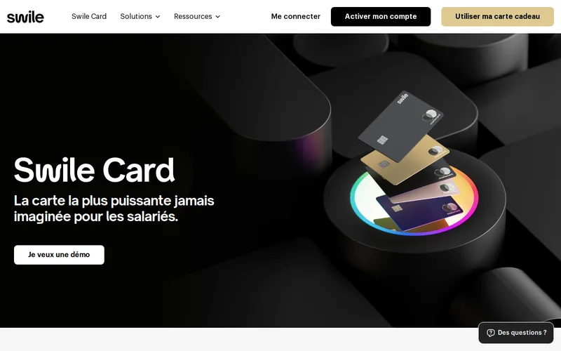 Website snapshot for Swile