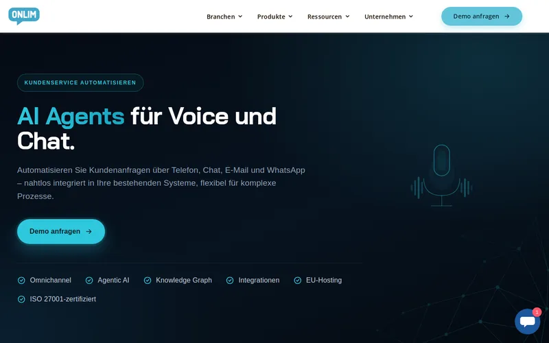 Website snapshot for Onlim GmbH