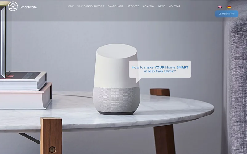 Website snapshot for Smartivate