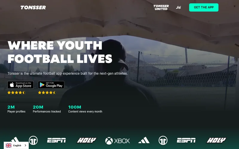 Website snapshot for Tonsser