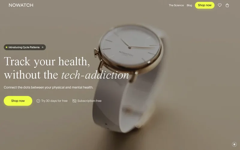 Website snapshot for NOWATCH