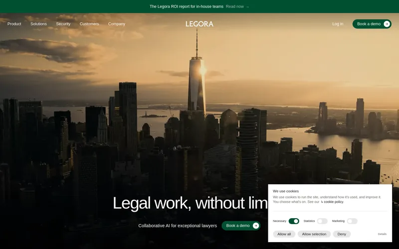 Website snapshot for Legora