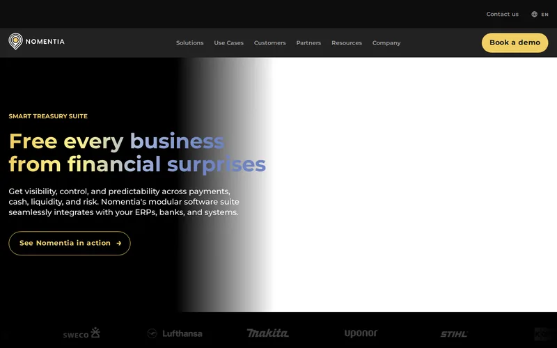 Website snapshot for Nomentia