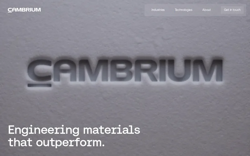 Website snapshot for Cambrium