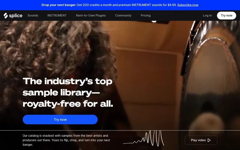 Website snapshot for Splice Bio