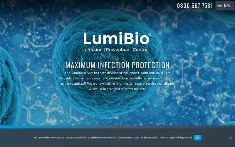 Website snapshot for LumiBio