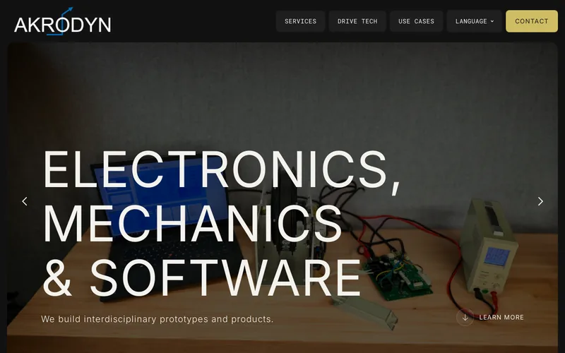 Website snapshot for Akrodyn