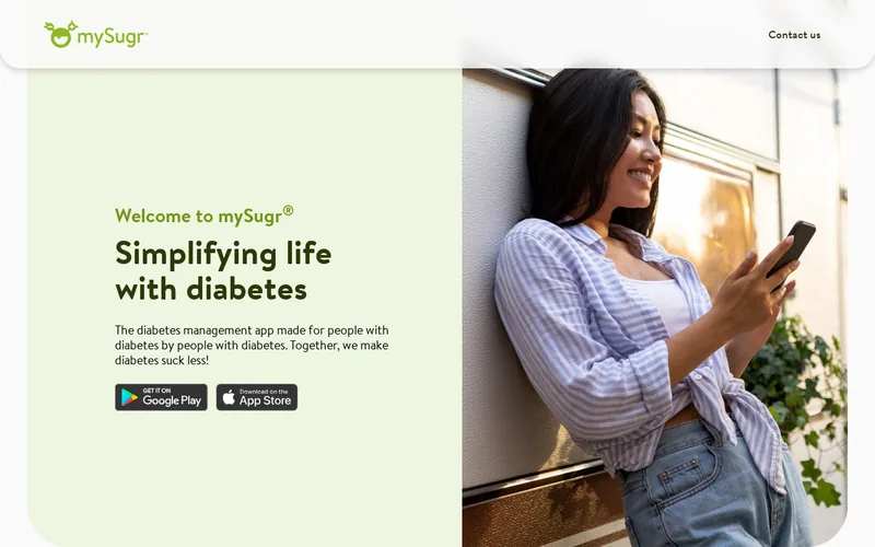 Website snapshot for mySugr GmbH