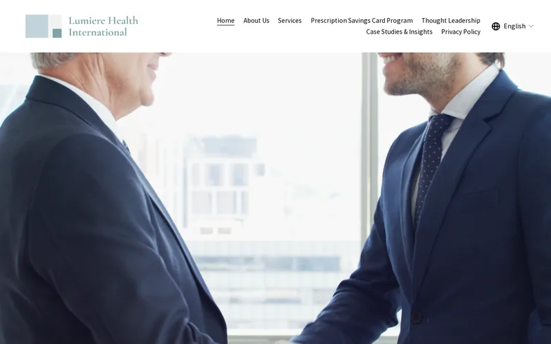 Website snapshot for Lumiere Health International, Inc.