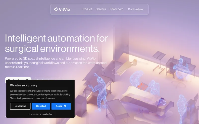 Website snapshot for VitVio