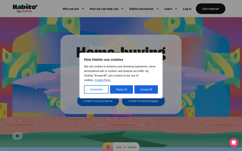 Website snapshot for Habito